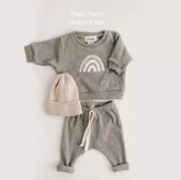 Waffle Knit Unisex Tracksuit Set.